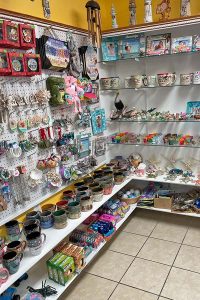 interior gift shop of Pelican Nest on Dauphin Island, Alabama